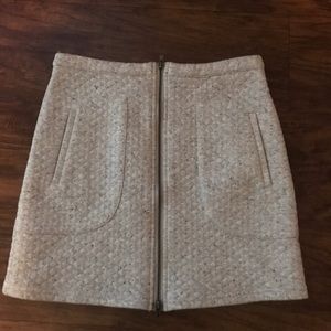 Hem & Thread front zip skirt